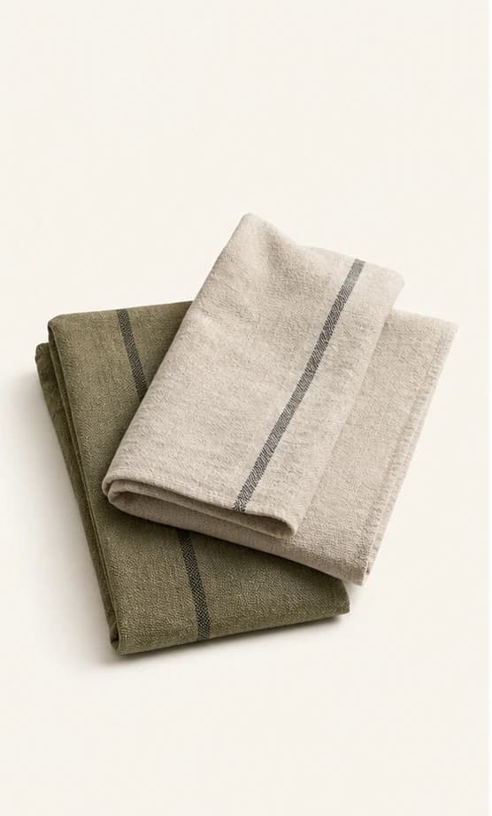 Linen Kitchen Towel Pair